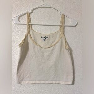 Brandy Melville Cream tank top